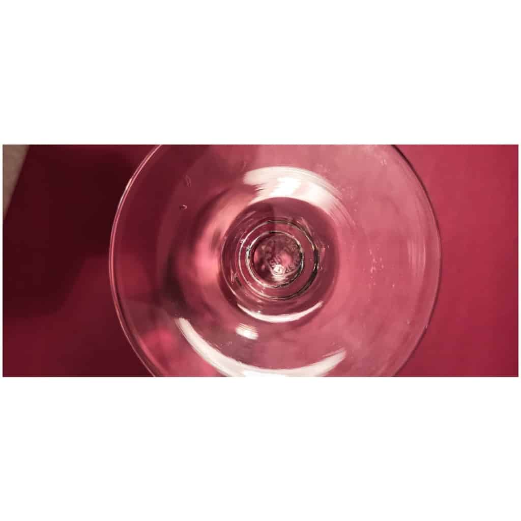 11 Verres à eau,20 verres à vin de la cristallerie Saint Louis modèle Manon 6