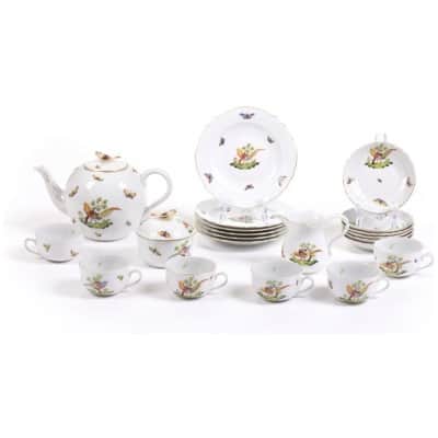 Herend : Service à Thé porcelaine 21 pièces 3