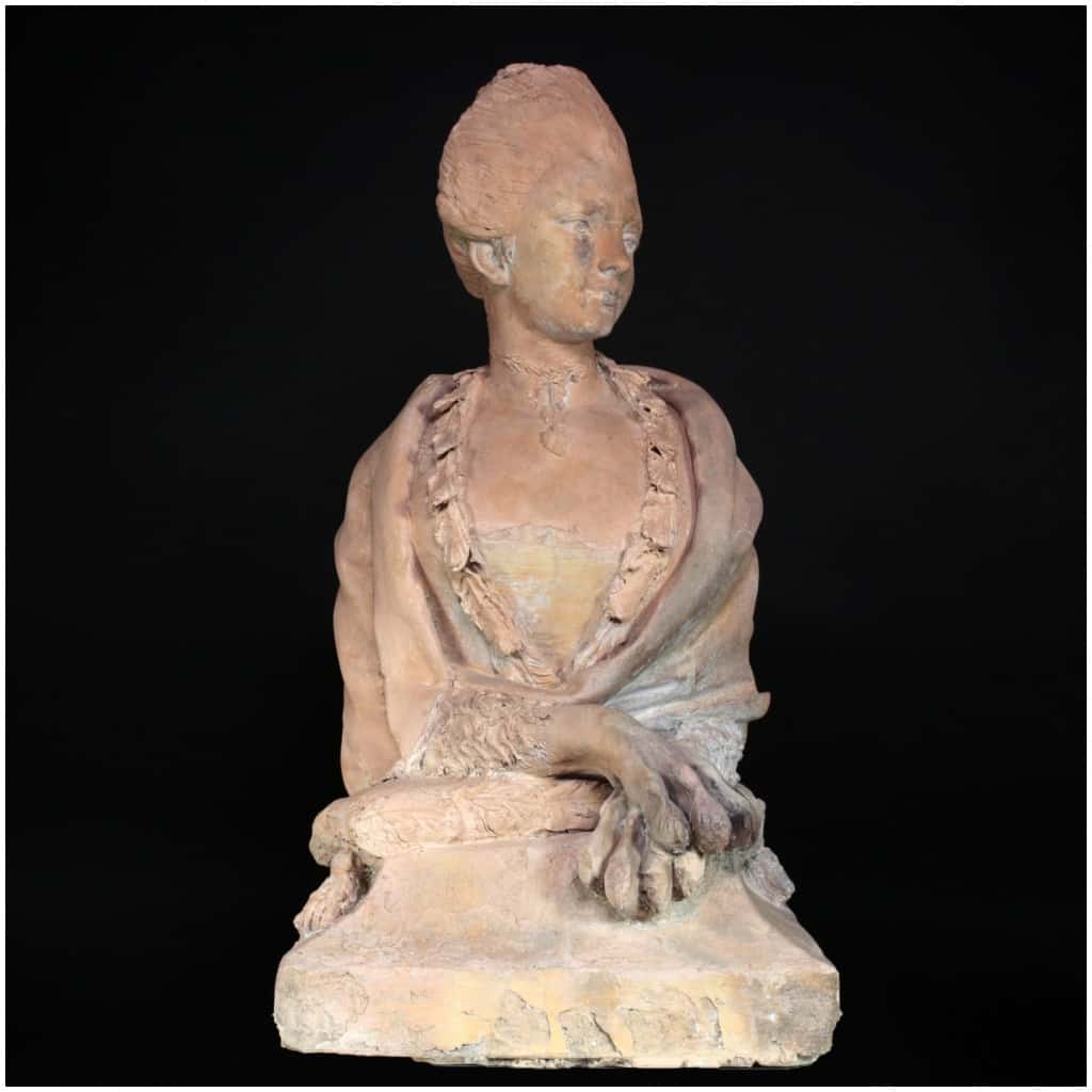 terracotta sphinx, XIXe 3