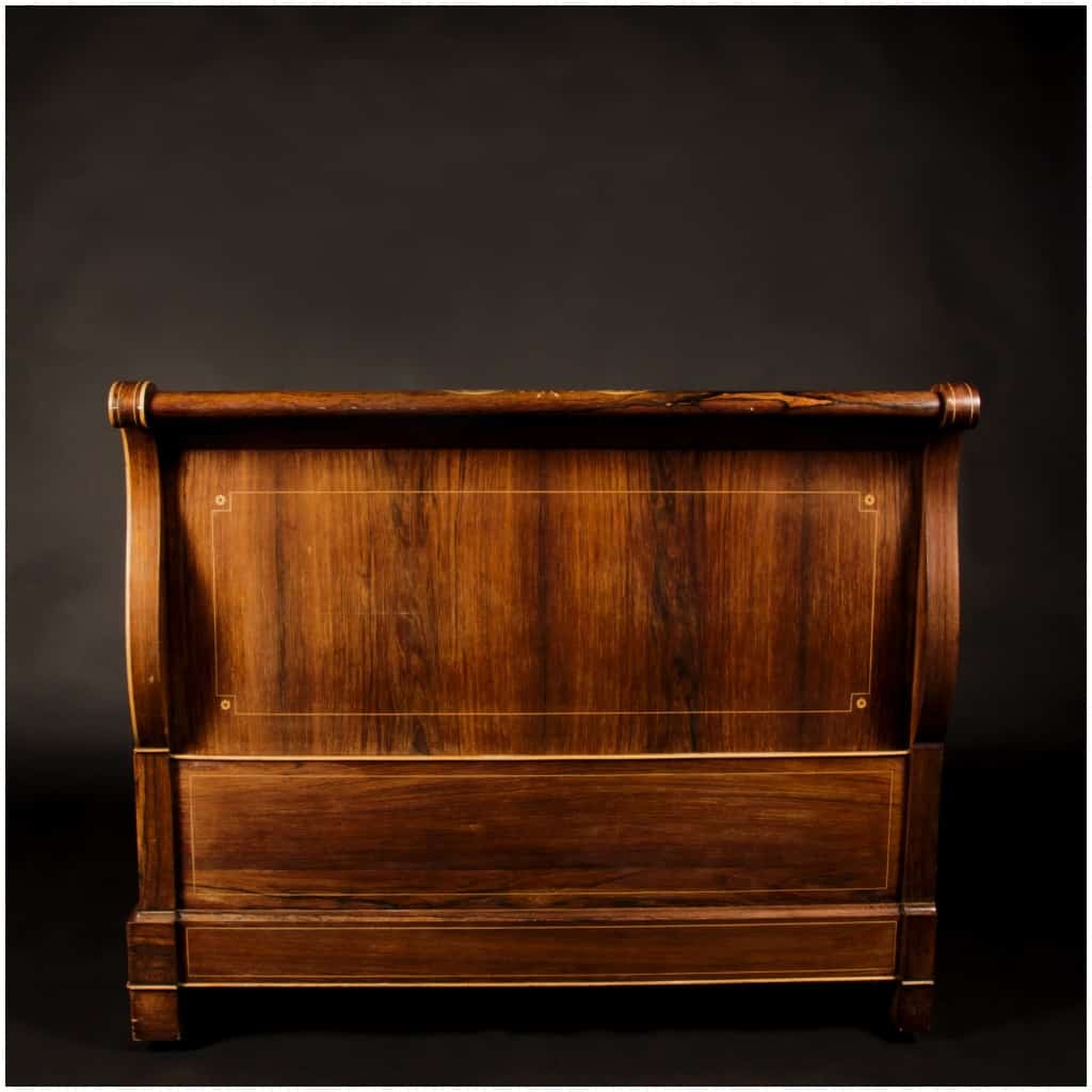 Chambre d’époque Charles X en marqueterie de bois précieux, XIXe 12
