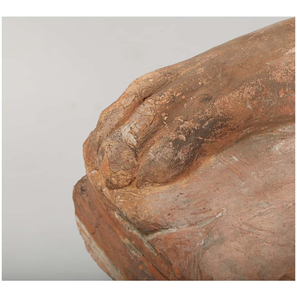 Sphinx en terre cuite, XIXe 12