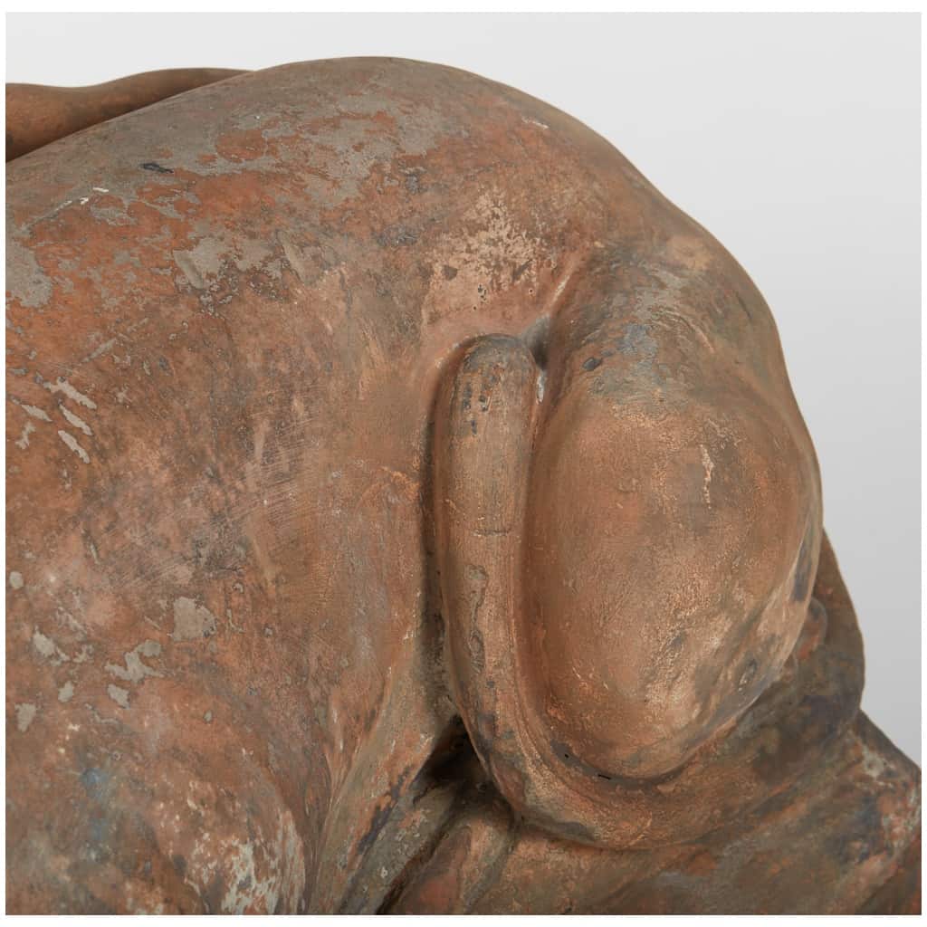 terracotta sphinx, XIXe 14