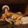 Théobald Chartran (1849-1907), The Death of Sainte-Cécile, oil on canvas, XIXand 12