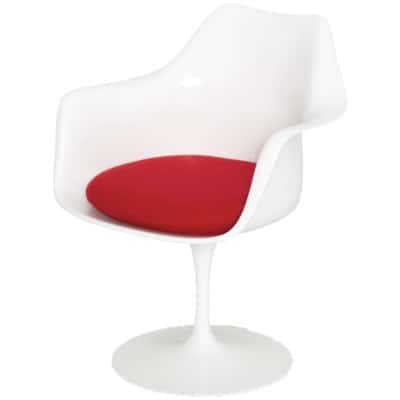 Knoll & Eero Saarinen: Swivel armchair model "Tulip" created in 1956