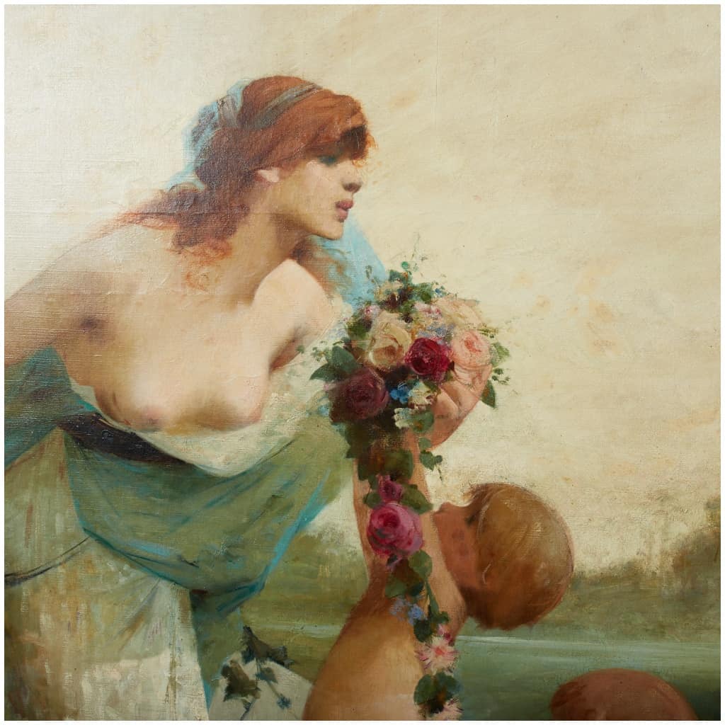 Georges Picard (1857-1946), Huile sur toile, Le Printemps, XXe 4