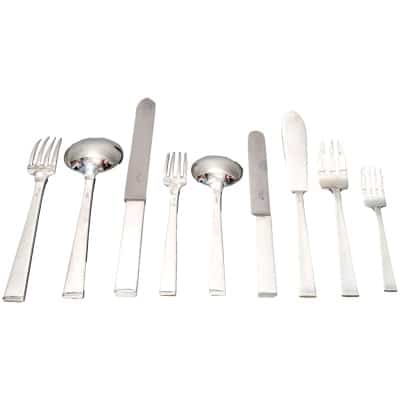 Jean Tétard cutlery set in sterling silver