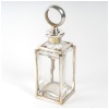 Lucien Falize : Paire de flacons a section carré en argent massif et cristal circa 1905 11