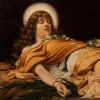 Théobald Chartran (1849-1907), The Death of Sainte-Cécile, oil on canvas, XIXand 13