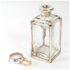 Lucien Falize : Paire de flacons a section carré en argent massif et cristal circa 1905 12