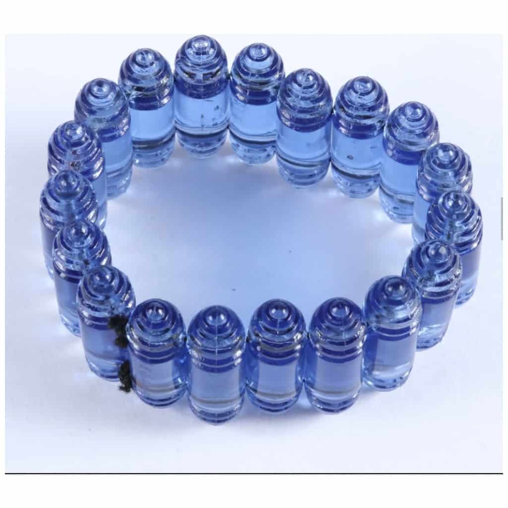 René Lalique (1860 -1945) : Bracelet extensible à 19 éléments 5