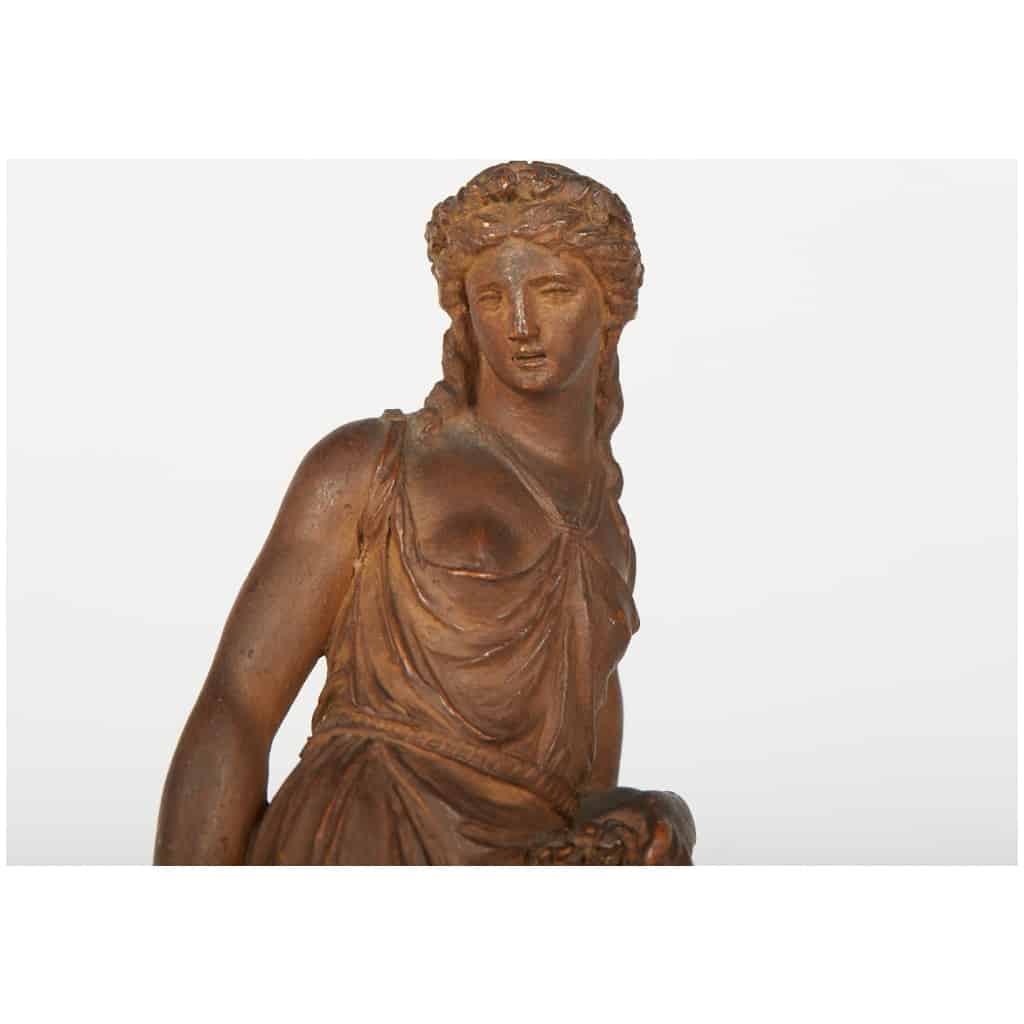 Terracotta Woman In The Antique, XVIIIe 8