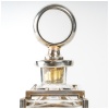 Lucien Falize : Paire de flacons a section carré en argent massif et cristal circa 1905 14