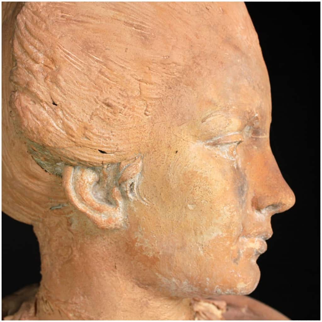 terracotta sphinx, XIXe 9