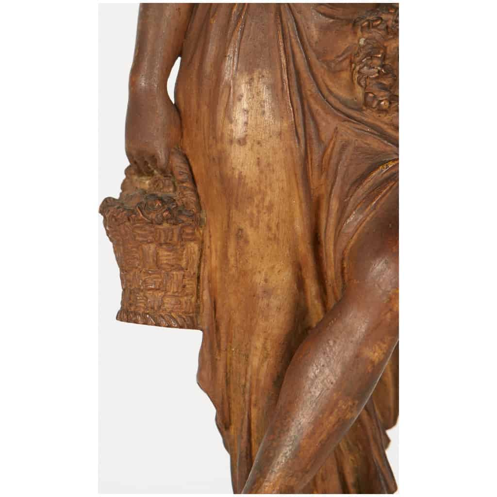 Terracotta Woman In The Antique, XVIIIe 9