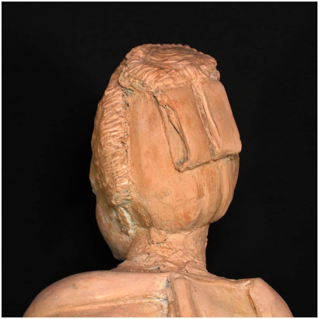 terracotta sphinx, XIXe 10