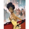 DOMERGUE Jean Gabriel Tableau XXè Siècle Casino de Paris Huile Sur Isorel Signée 13