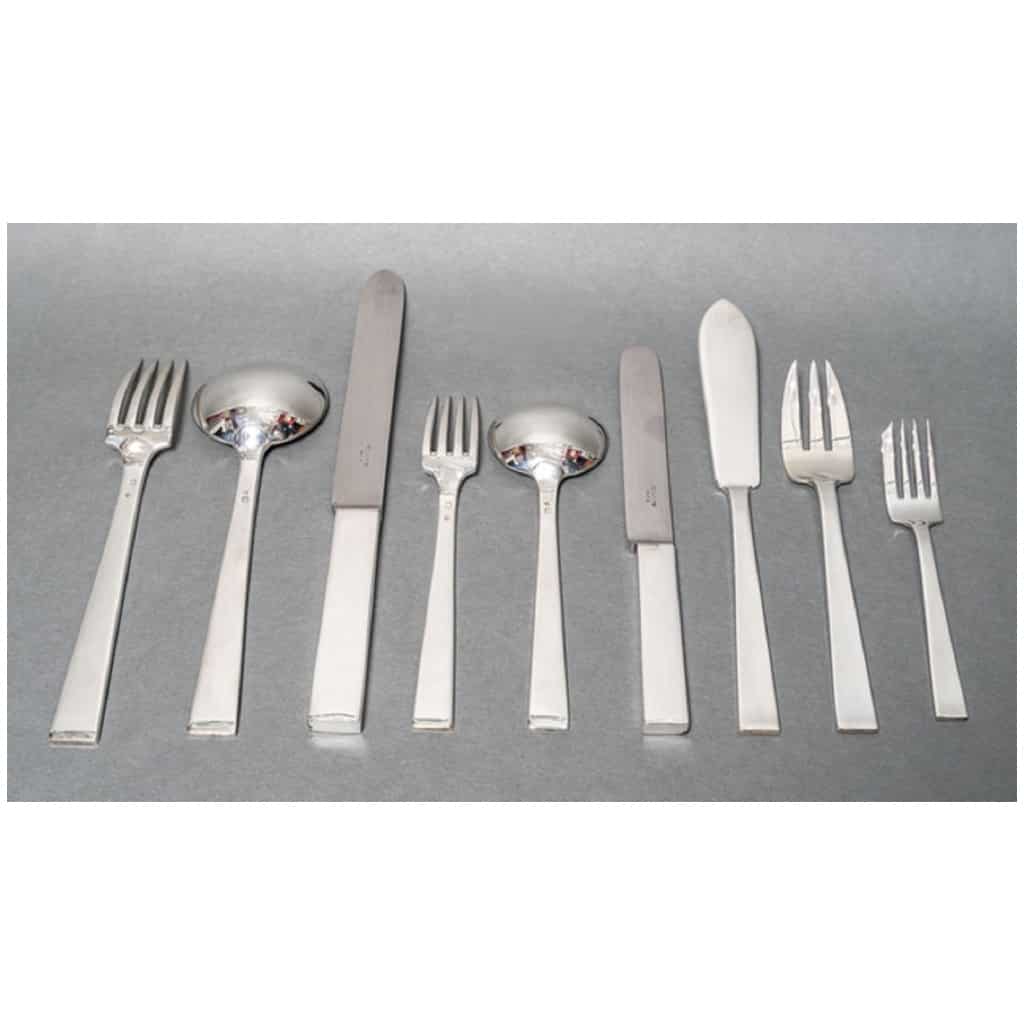 Jean Tétard cutlery set in sterling silver 4