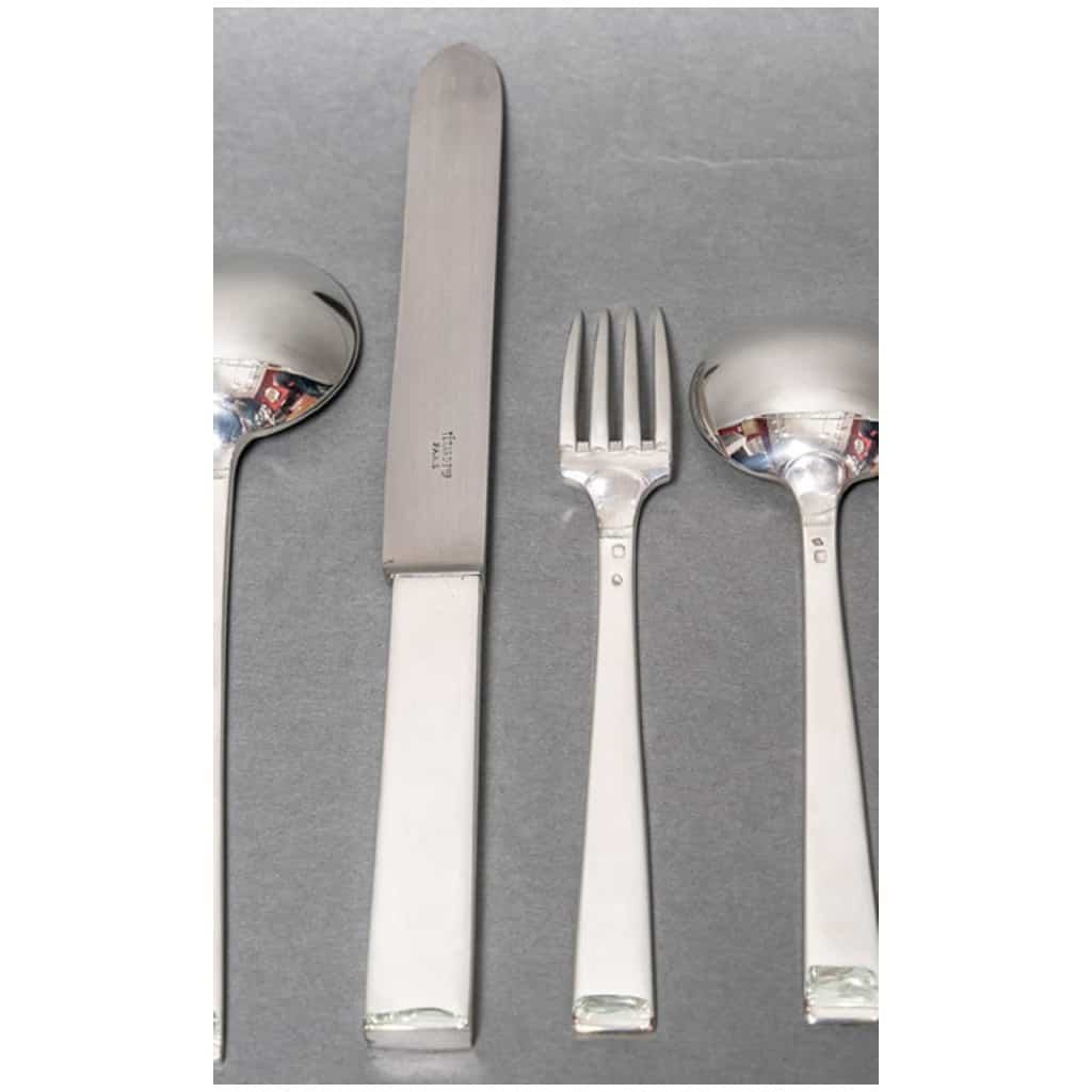Jean Tétard cutlery set in sterling silver 6