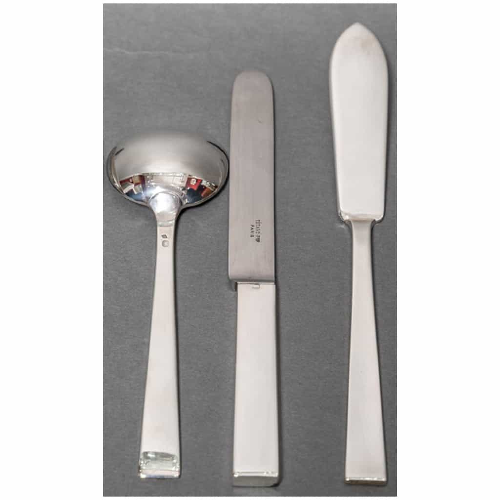 Jean Tétard cutlery set in sterling silver 9