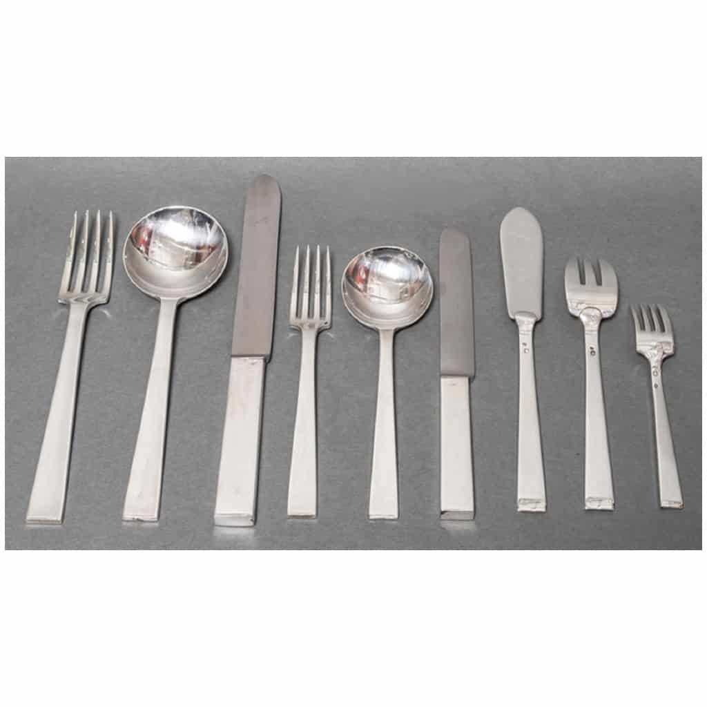 Jean Tétard cutlery set in sterling silver 10