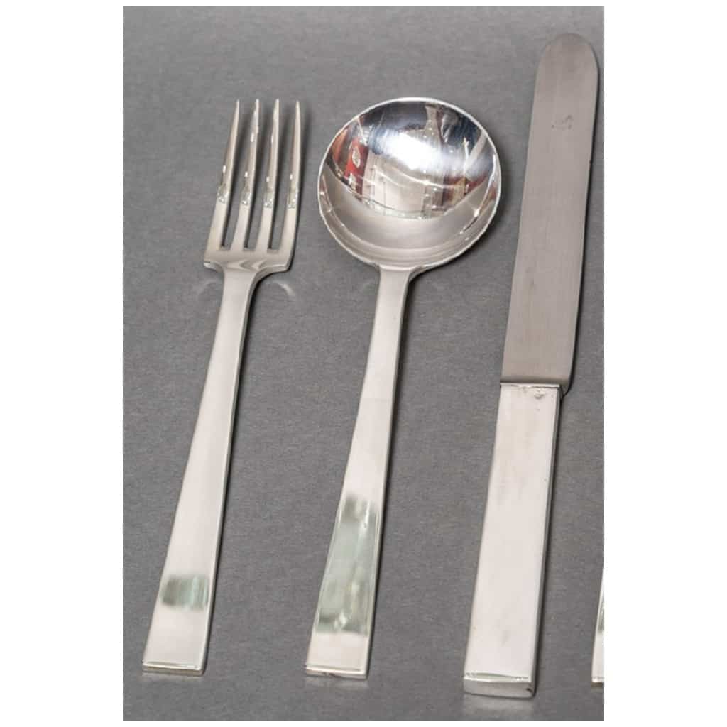 Jean Tétard cutlery set in sterling silver 11