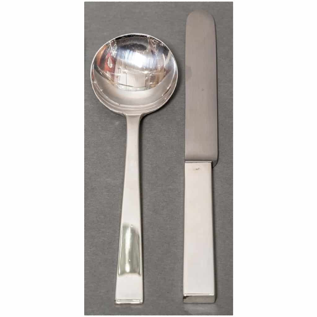 Jean Tétard cutlery set in sterling silver 13