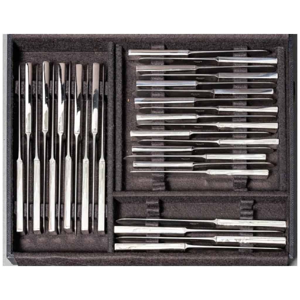 Jean Tétard cutlery set in sterling silver 30