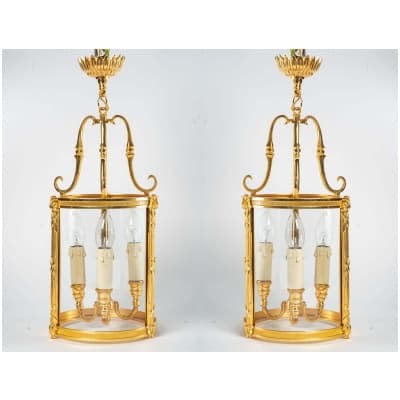 Pair of Louis style lanterns XVI.