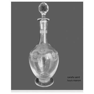 Carafe en cristal Saint Louis modèle Manon ( prix à la pièce) 3