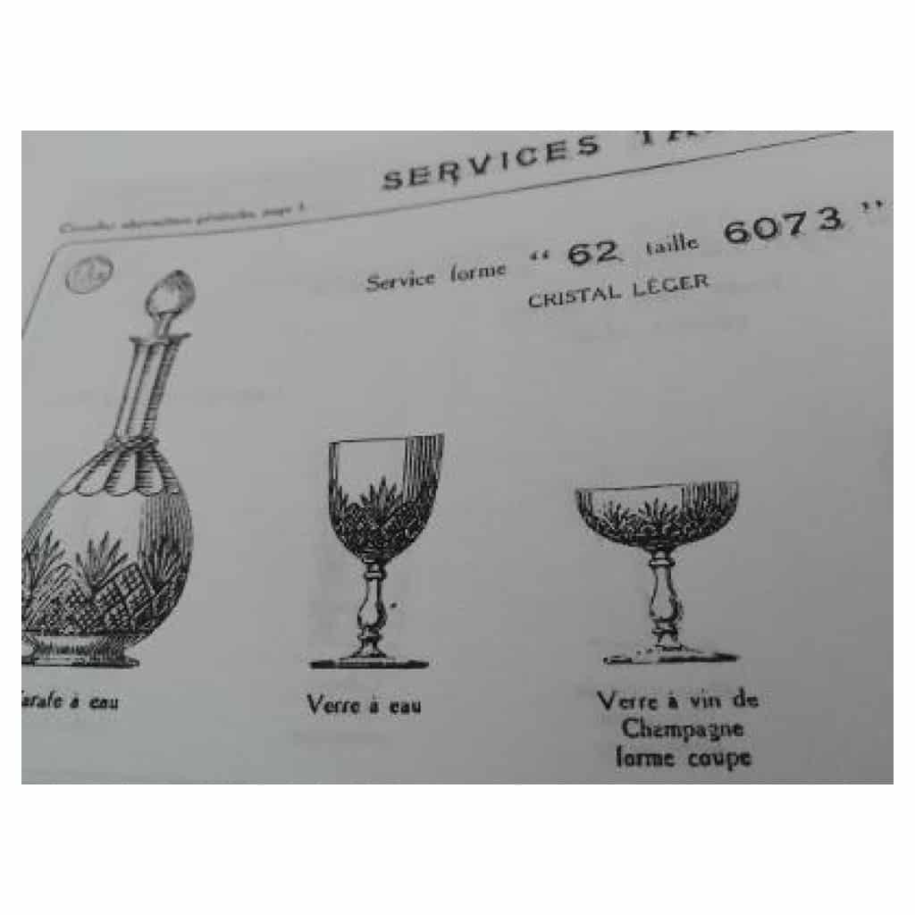 OLD BACCARAT GLASSES (1916 catalog) 5