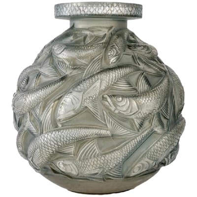 René Lalique : Vase ‘Salmonidés’ 1928
