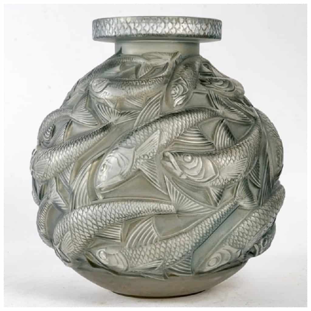 René Lalique: Vase 'Salmonidae' 1928 4