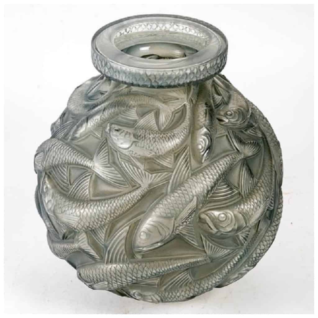 René Lalique: Vase 'Salmonidae' 1928 6