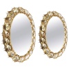 Paire de Miroirs rétroéclairant de style « bijoux fantaisie » des années 80. 7