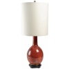 1970 Lampe en faïence couleur « sang de boeuf » Maison Roche 7
