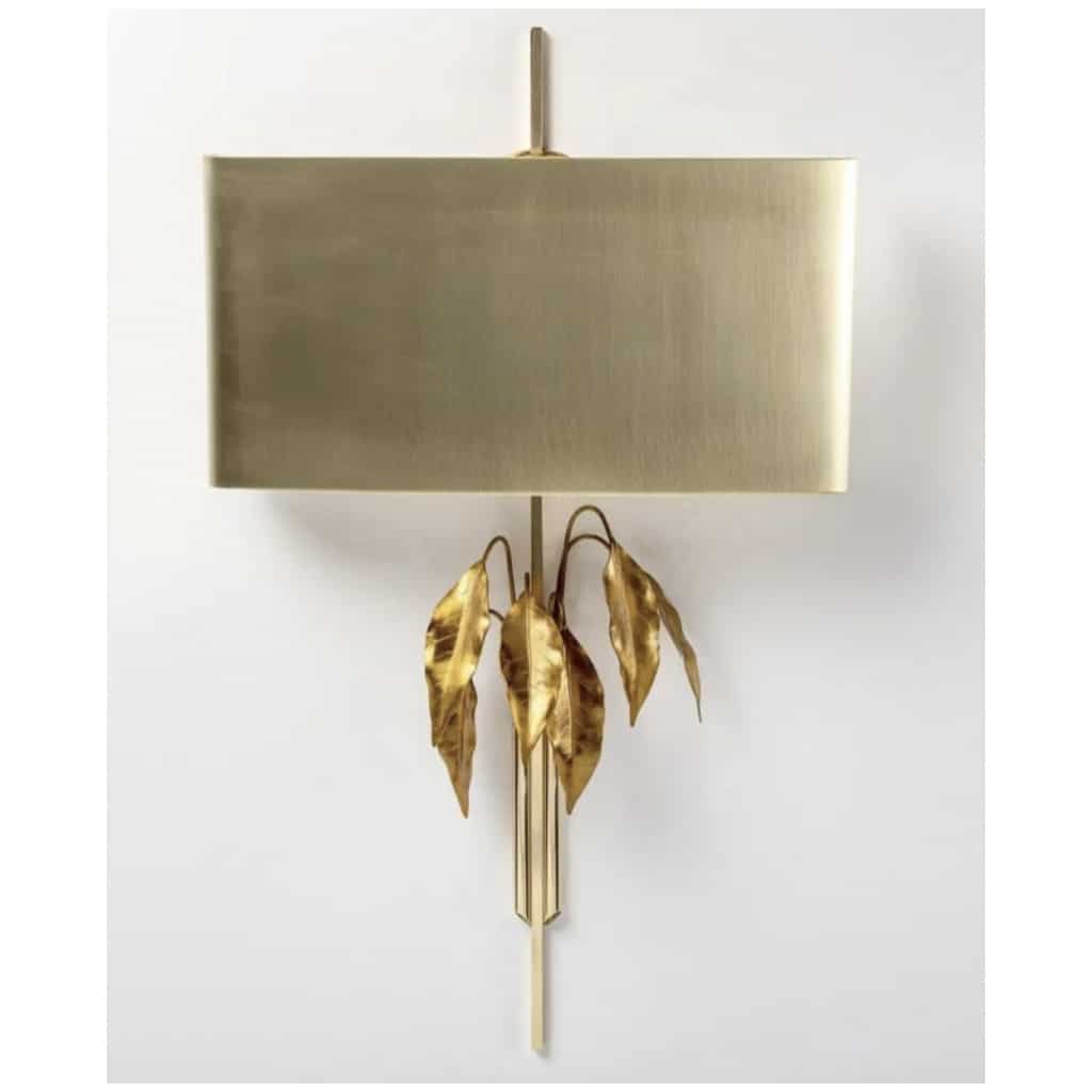1970 Pair of “Foliage” Sconces from Maison Charles, Paris 7