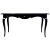 1970 Table Console laque cirée noire « Palace Le Lotti ». 7
