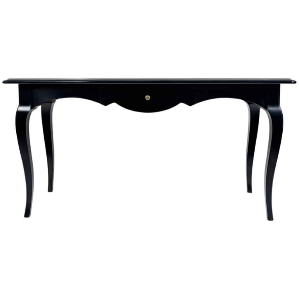 1970 Console table in black waxed lacquer “Palace Le Lotti”. 3