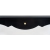 1970 Table Console laque cirée noire « Palace Le Lotti ». 10
