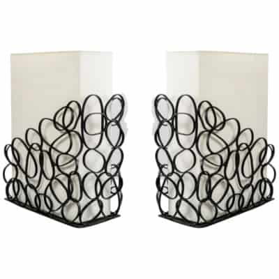 1970 Paire de lampes Roche Bobois