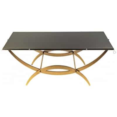 1970 Table Basse en Bronze Maison Roche 3