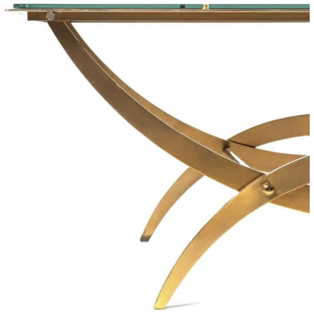 1970 Table Basse en Bronze Maison Roche 4