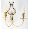 1960, Paire d’Appliques « Lyre » Maison Honoré 9