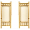 1960 Paire de lampes en Bambou Louis Sognot 7