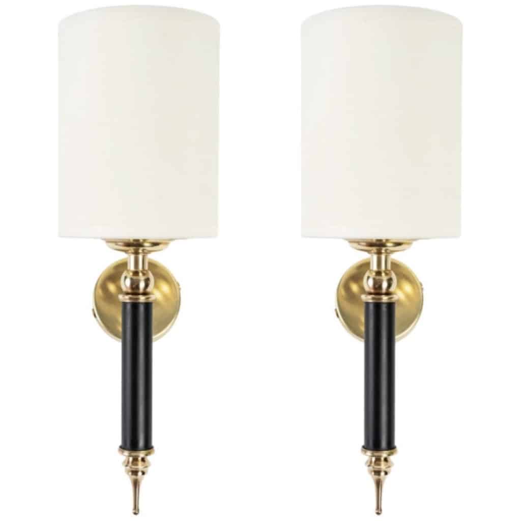 1950, Pair of Sconces from Maison Arlus 3