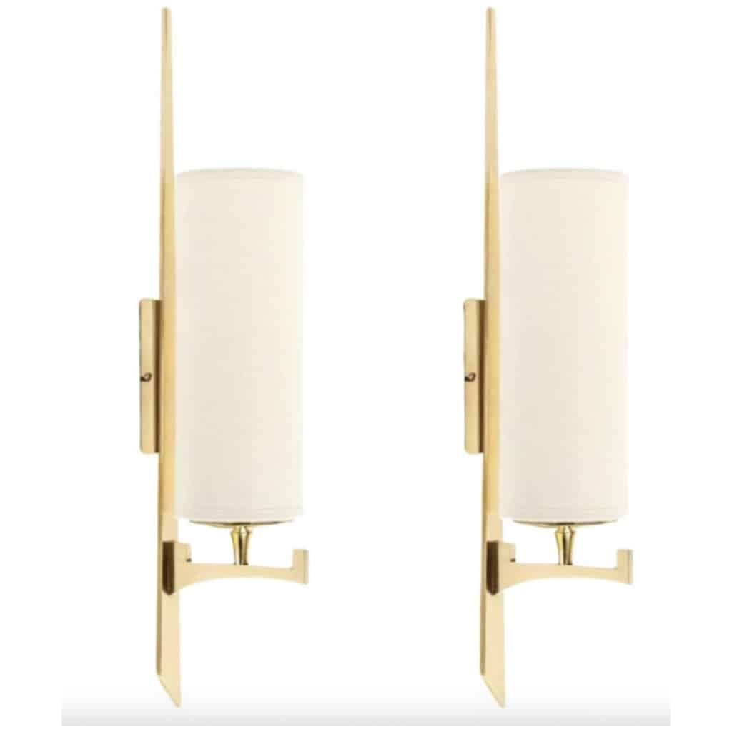 1970 Pair of Maison Roche Wall Sconces 3
