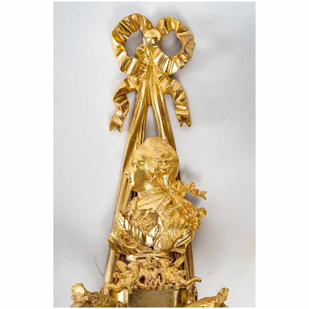 Paire d’appliques d’époque Louis XVI (1774 – 1793). 5