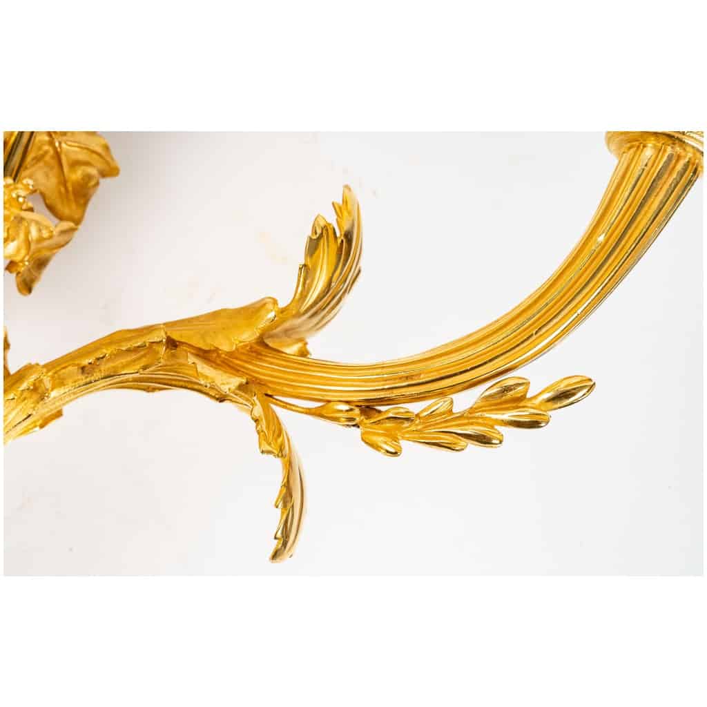 Paire d’appliques d’époque Louis XVI (1774 – 1793). 7
