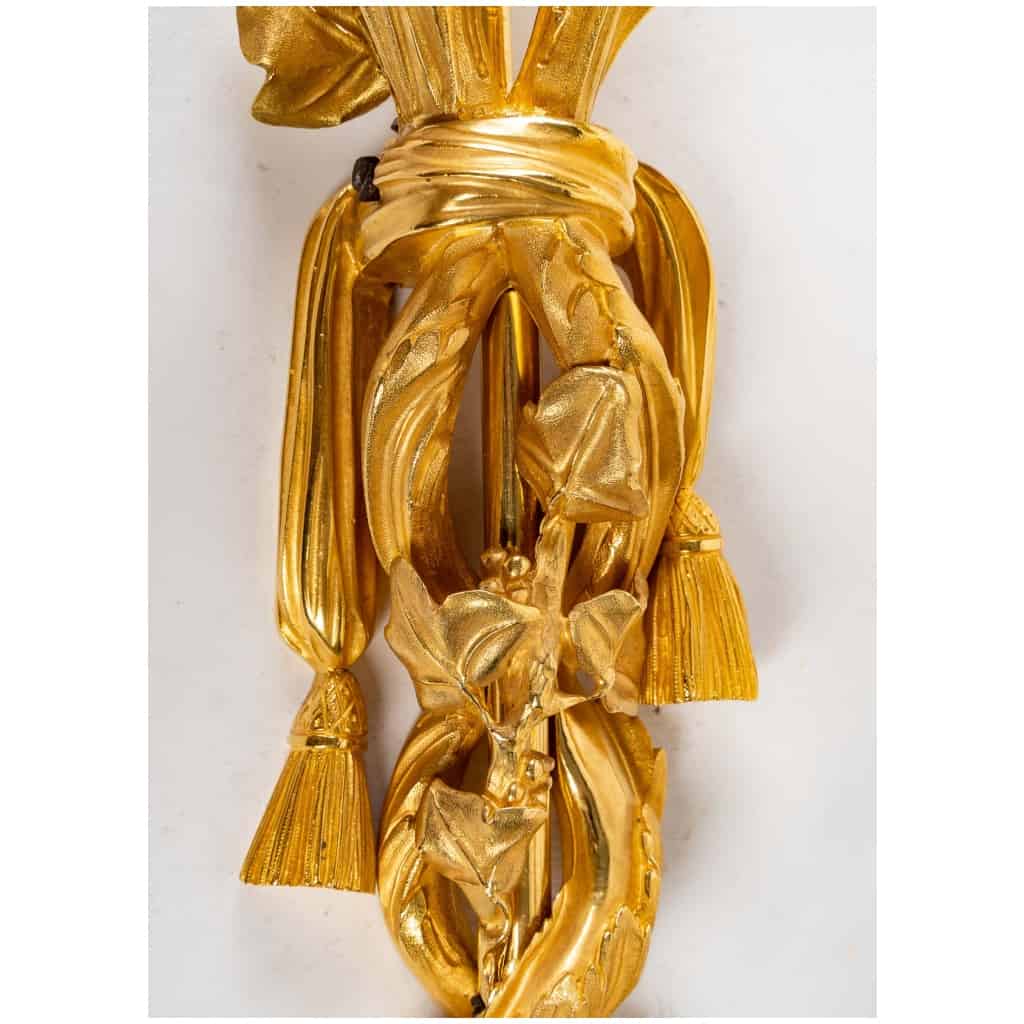 Paire d’appliques d’époque Louis XVI (1774 – 1793). 10