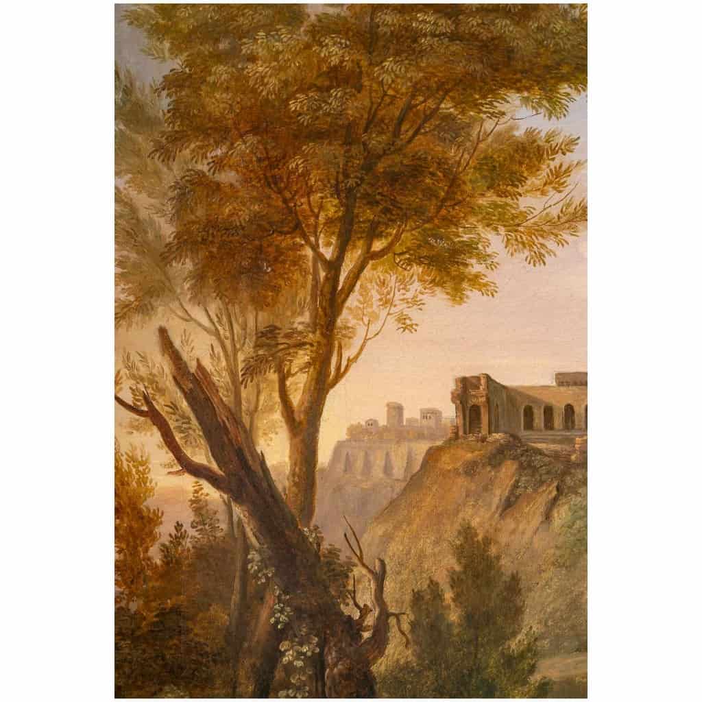 Italian School of the end of the XVIIIth Century. Landscape at La Cascade. 9